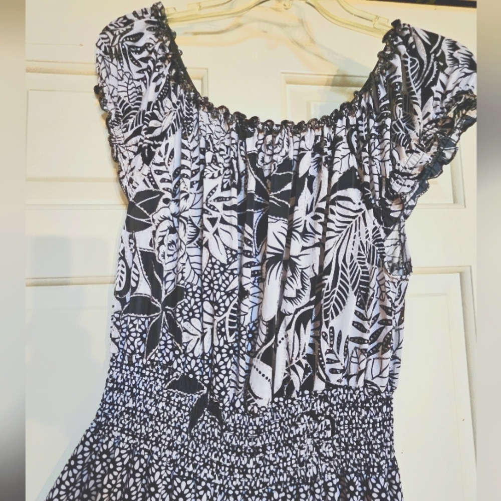 Black & White Jersy Jumpsuit